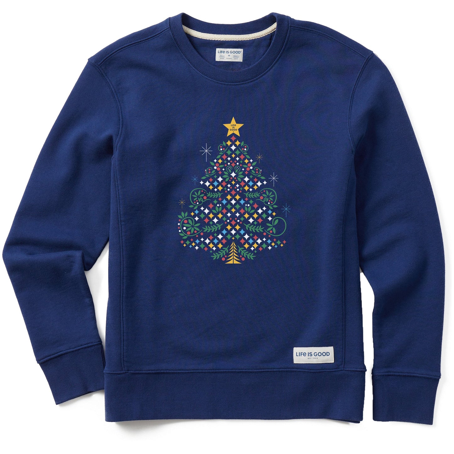 Women's Christmas Tree Sparkles Simply True Crew