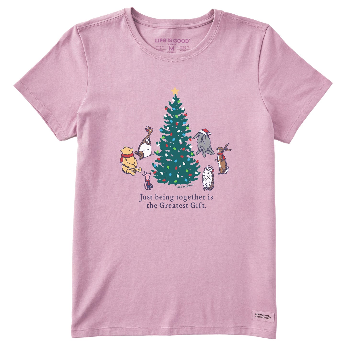 Women's Greatest Gift Winnie & Friends Short Sleeve Crusher Tee