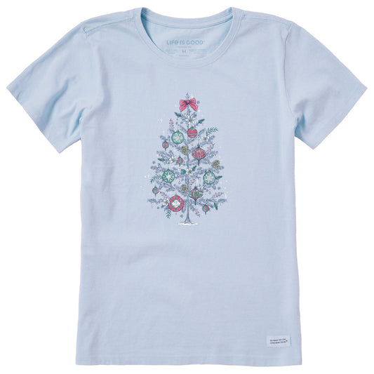 Women's Dreamy Christmas Tree Short Sleeve Crusher Tee