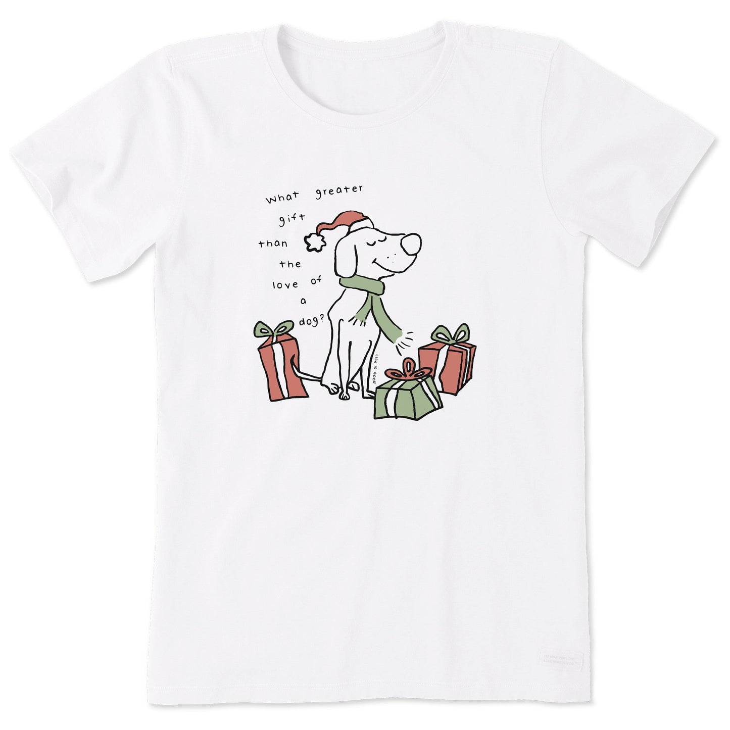 Women's Greatest Gift Dog Short Sleeve Crusher Tee