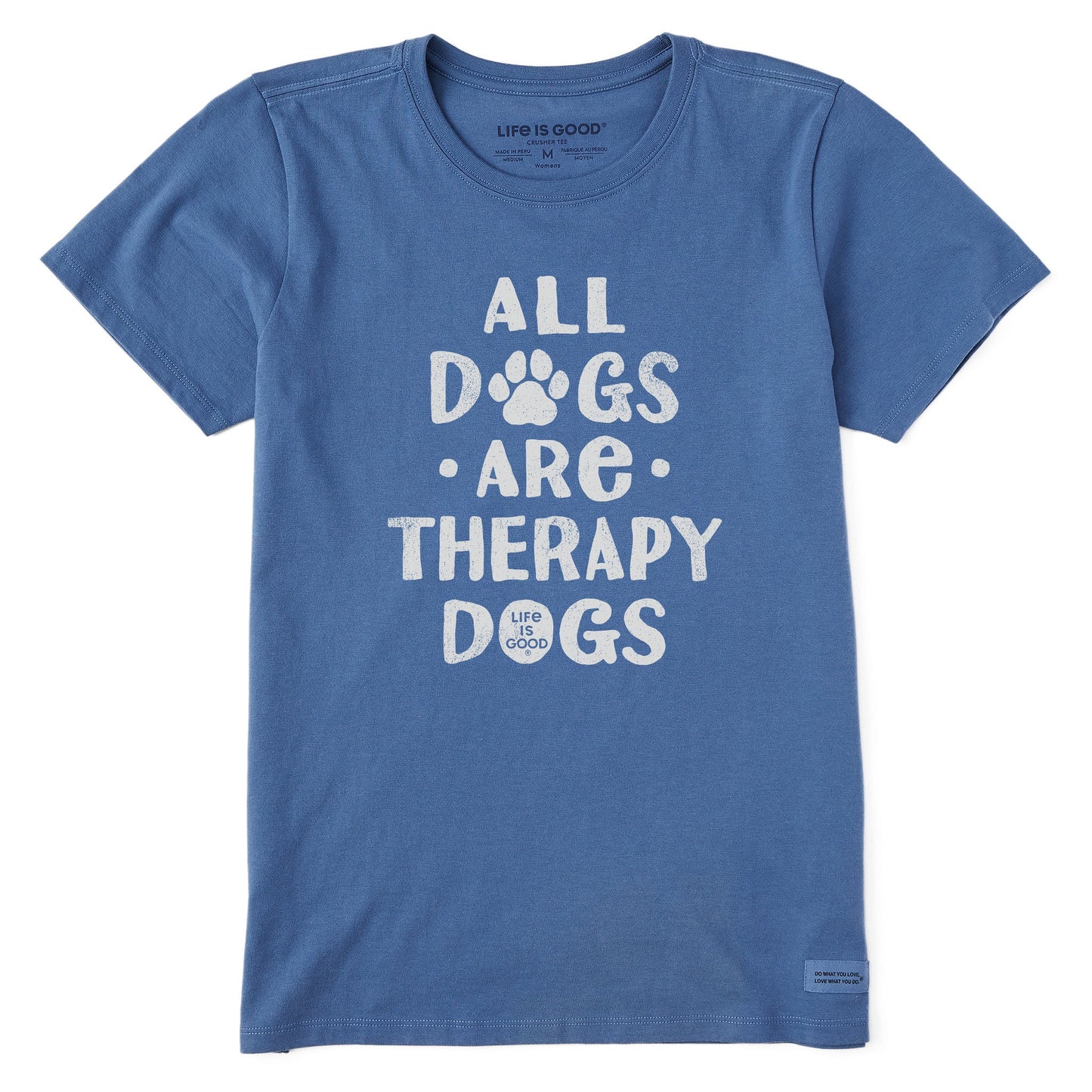 Women's All Dogs are Therapy Dogs Short Sleeve Tee