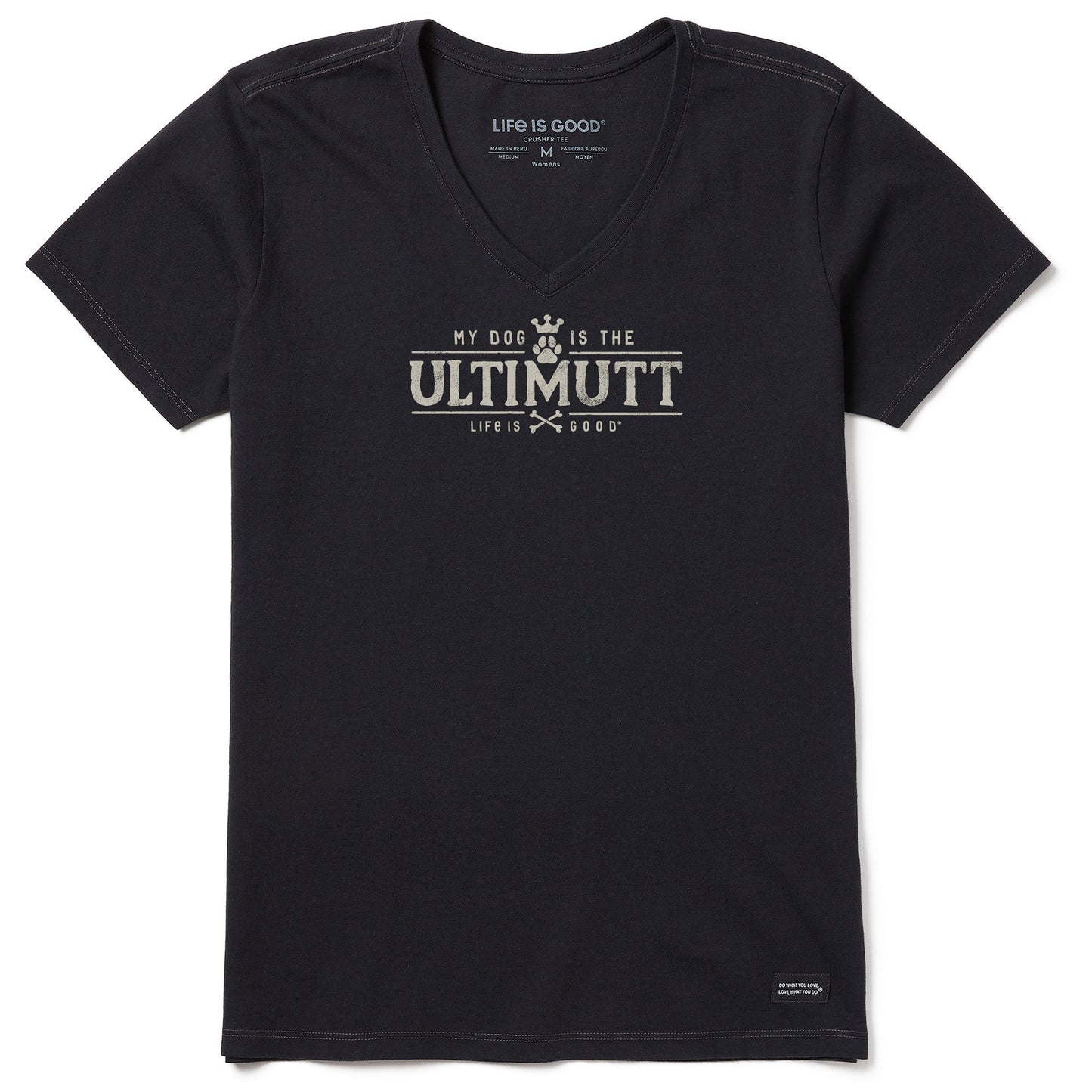 Women's My Dog is the Ultimutt Short Sleeve Vee