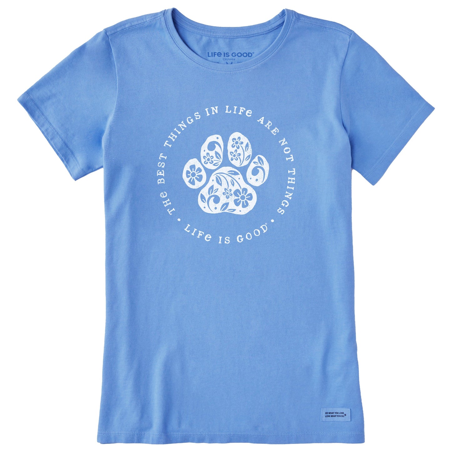 Women's Best Things Floral Paw Short Sleeve Tee