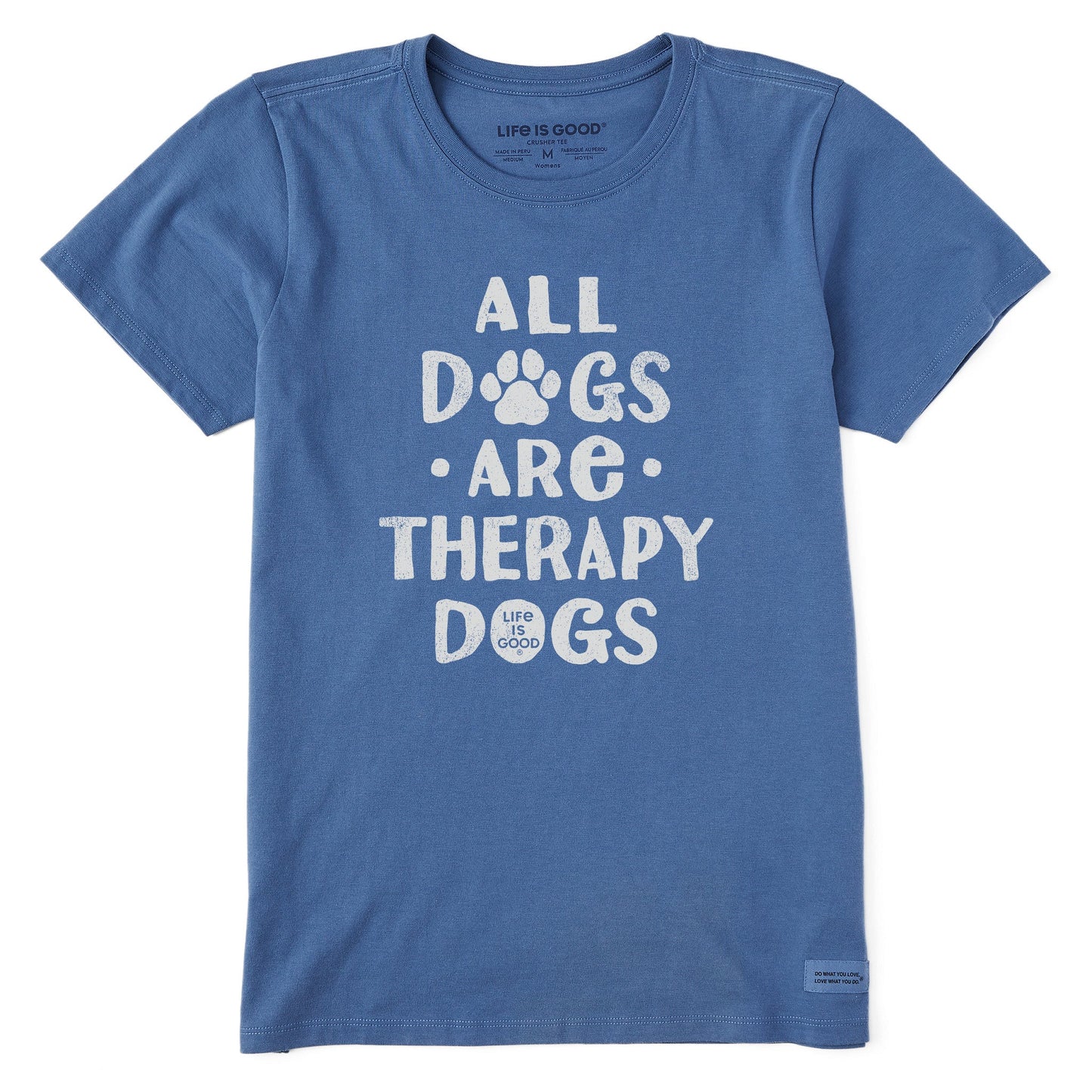 Women's All Dogs are Therapy Dogs Short Sleeve Tee