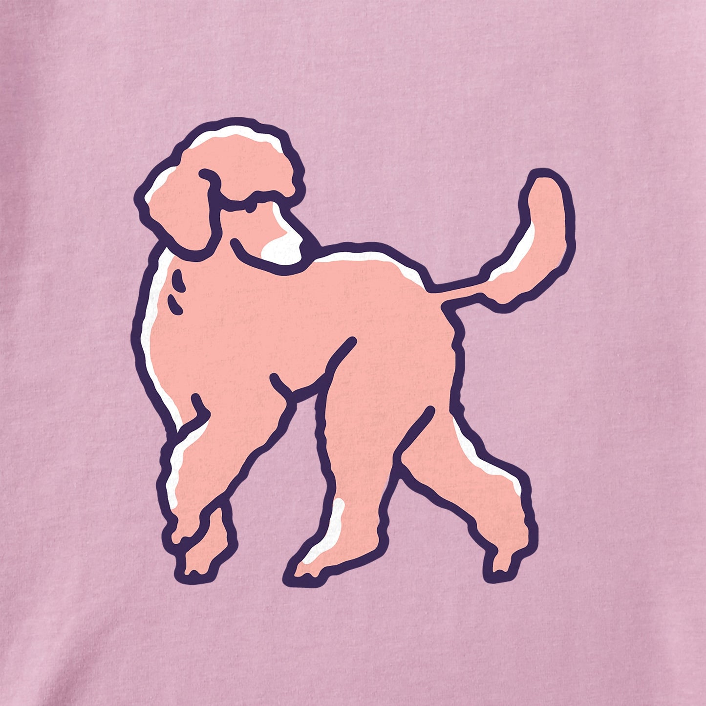 Women's Poodle LC Short Sleeve Crusher Boxy Tee