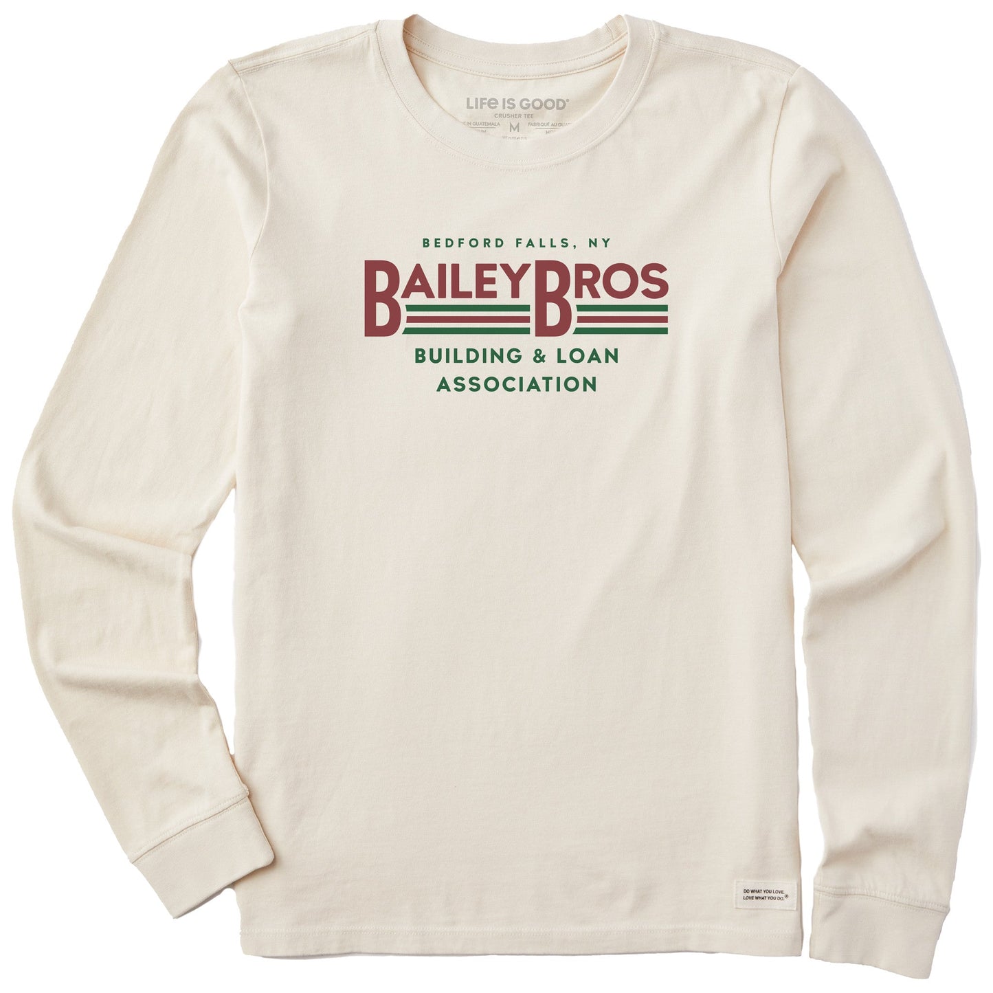 Women's Bailey Bros. Stripes Long Sleeve Crusher Tee