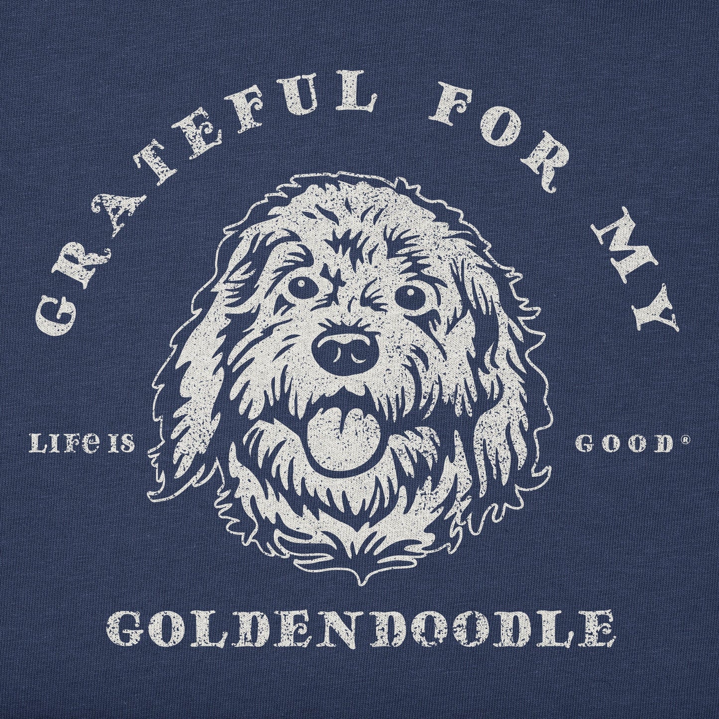 Men's Grateful for my Goldendoodle Short Sleeve Tee