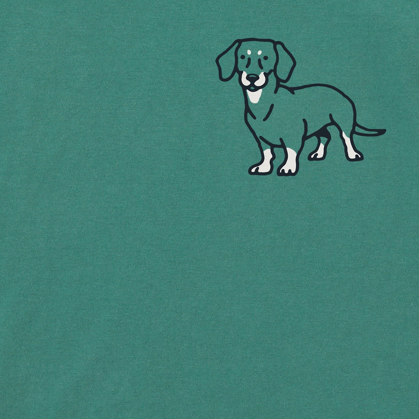 Men's Dachshund LC Short Sleeve Crusher Tee