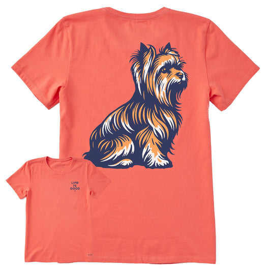 Women's Yorkie Short Sleeve Crusher Tee
