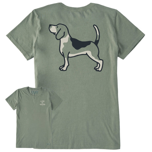 Women's Beagle Short Sleeve Crusher Tee