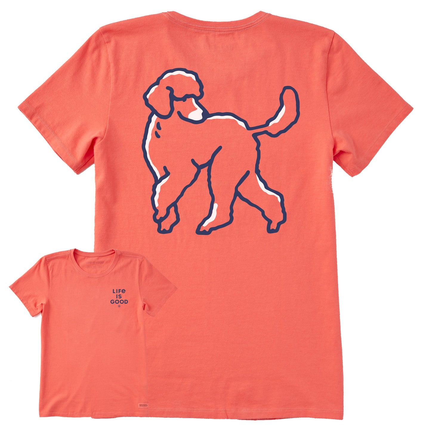 Women's Poodle Short Sleeve Crusher Tee
