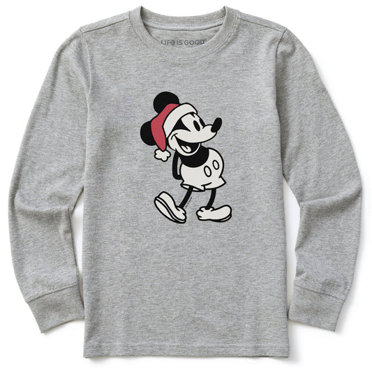 Kids Santa Willie Long Sleeve Crusher Tee