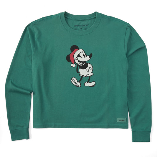 Women's Santa Willie Long Sleeve Crusher Boxy Tee