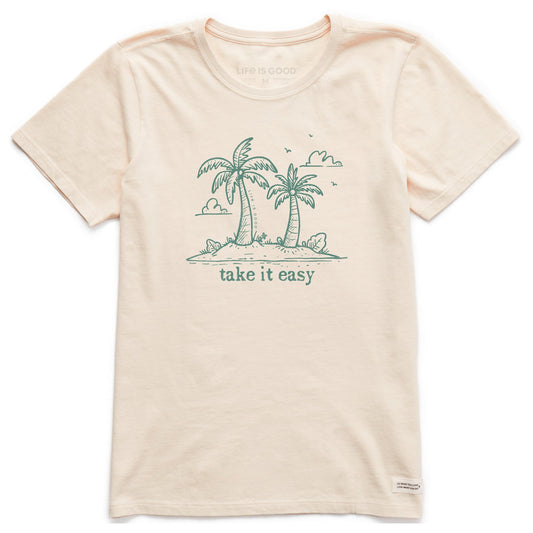 Women's Take it Easy Palms Short Sleeve Crusher Tee