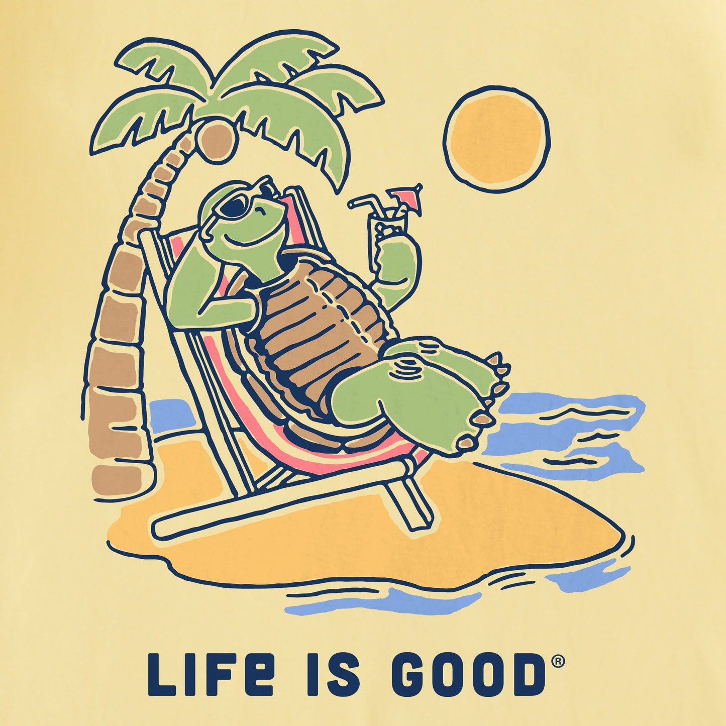 Women's Turtle Beach Palm Short Sleeve Tee