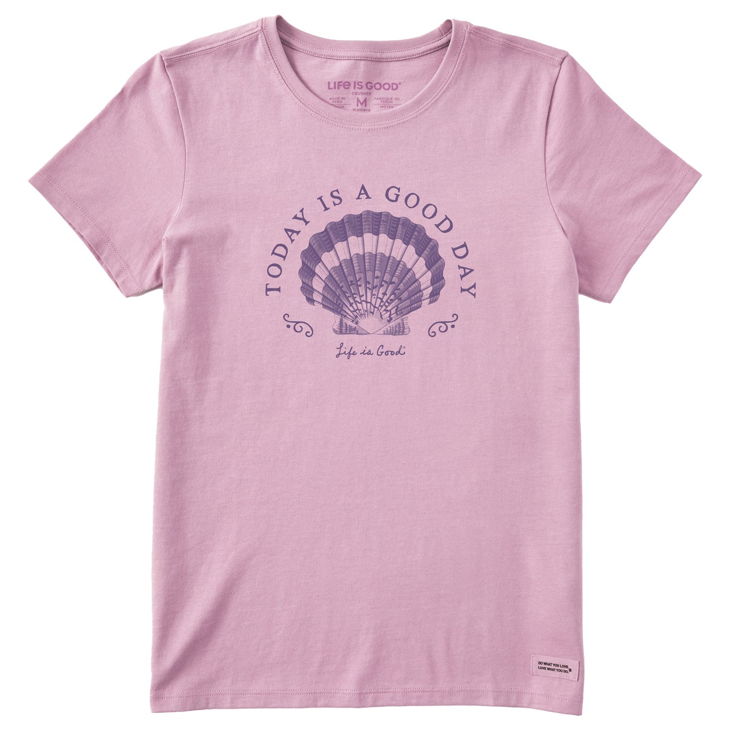 Women's Antique Good Day Shell Short Sleeve Crusher Tee