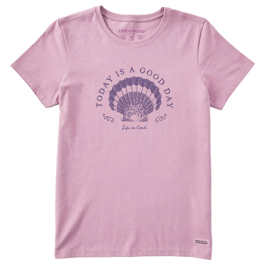 Women's Antique Good Day Shell Short Sleeve Crusher Tee