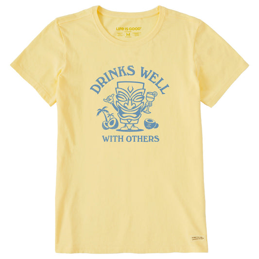Women's Drinks Well Tiki Short Sleeve Tee