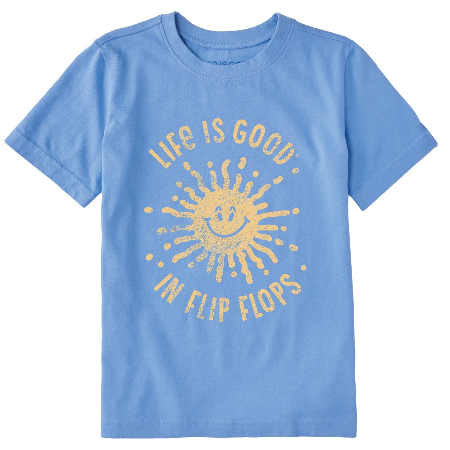Kids LIG in Flip Flops Sun Short Sleeve Crusher Tee
