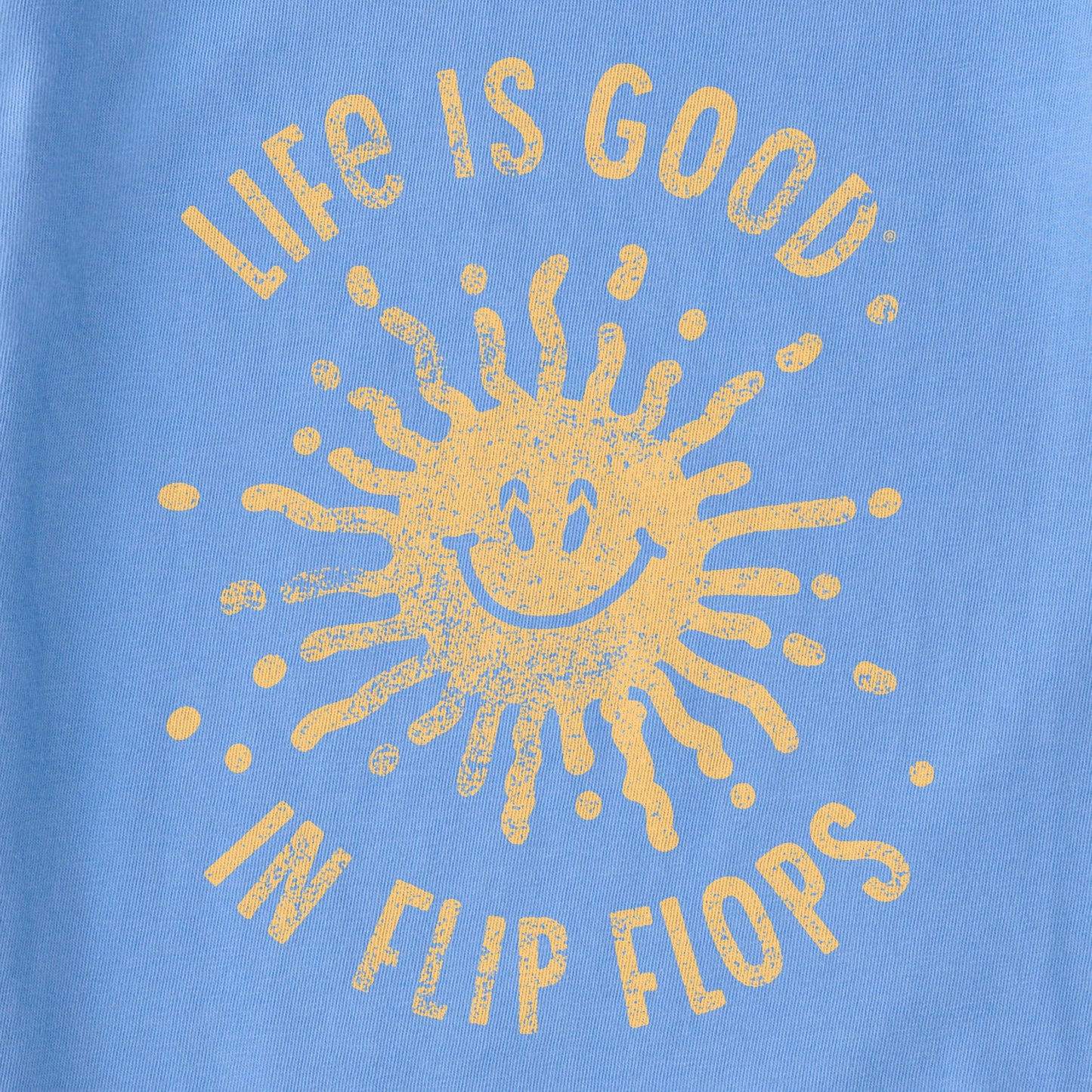 Kids LIG in Flip Flops Sun Short Sleeve Crusher Tee