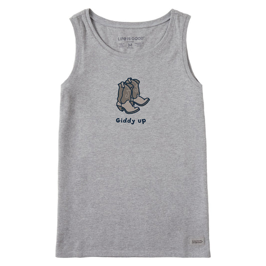 Women's Giddy Up Cowboy Boots Crusher Tank
