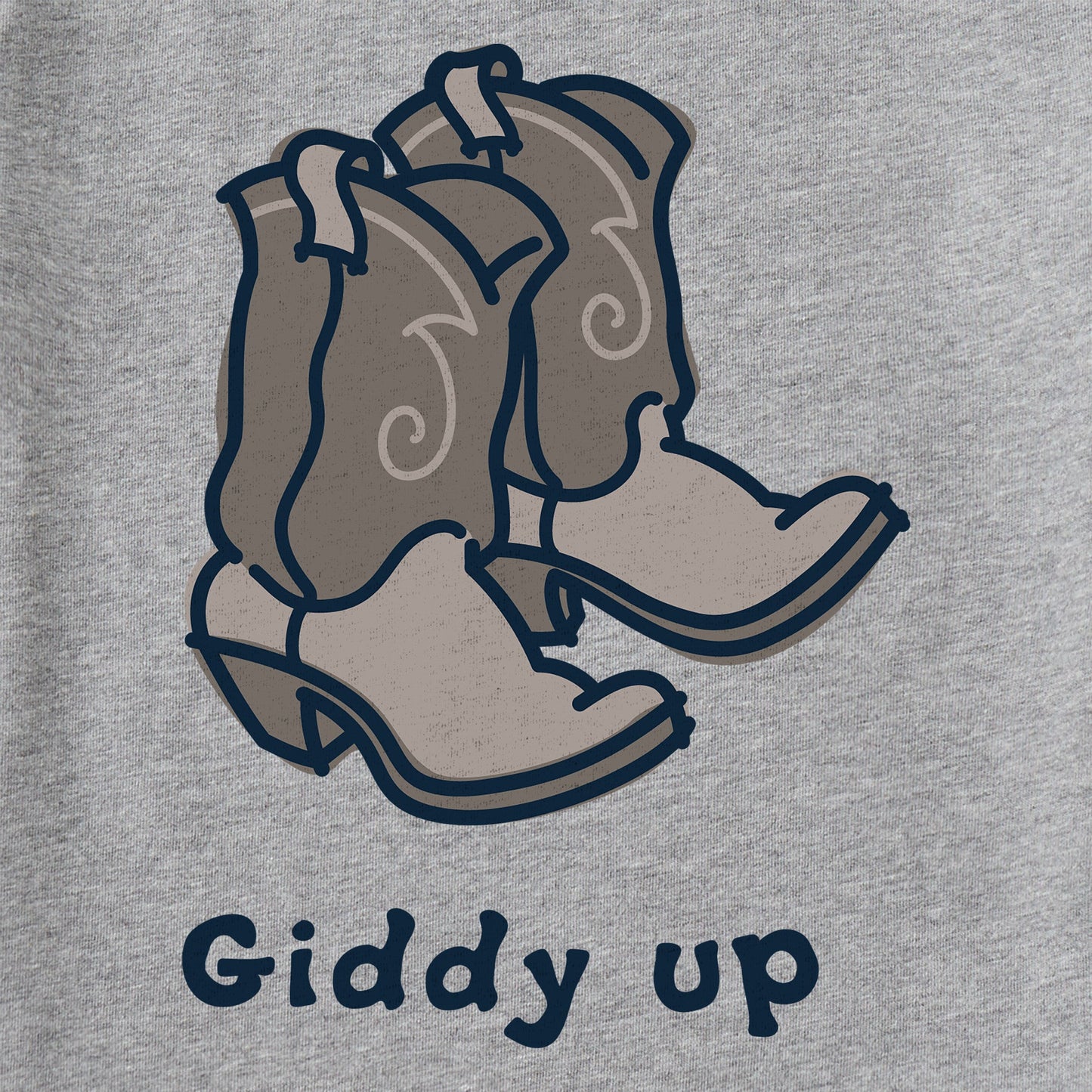 Women's Giddy Up Cowboy Boots Crusher Tank