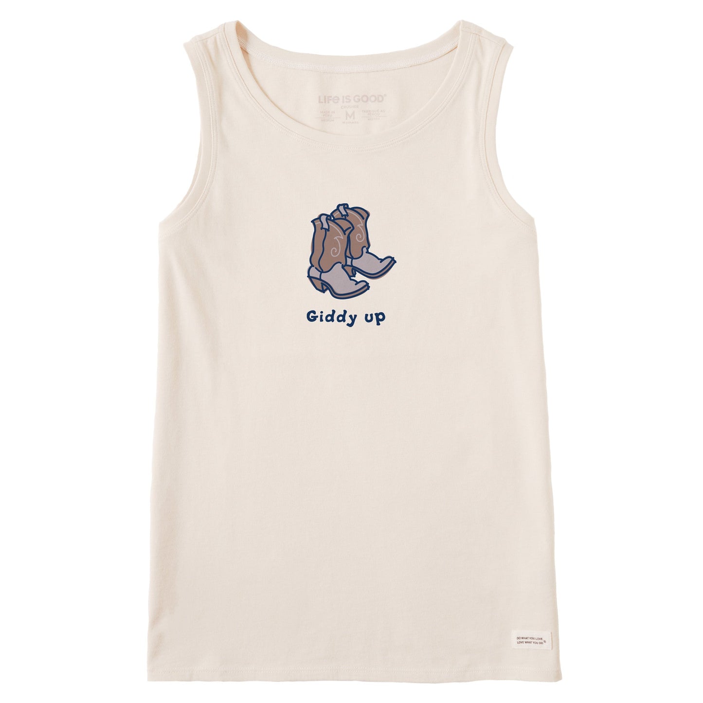 Women's Giddy Up Cowboy Boots Crusher Tank