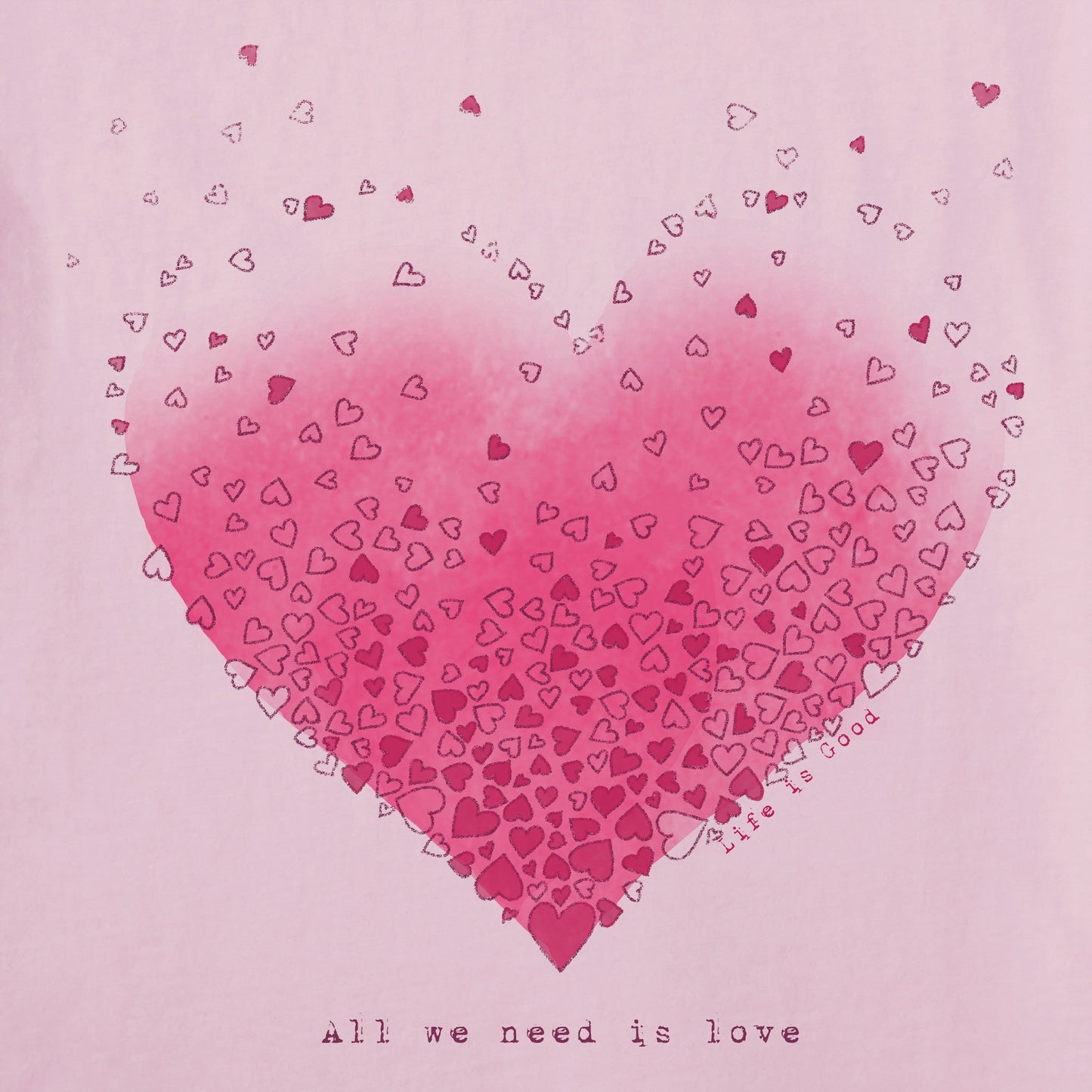 Women's Scattered Hearts Crusher Tank