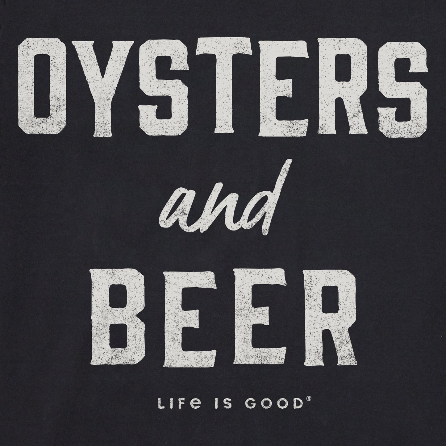 Men's Oysters and Beer Short Sleeve Tee