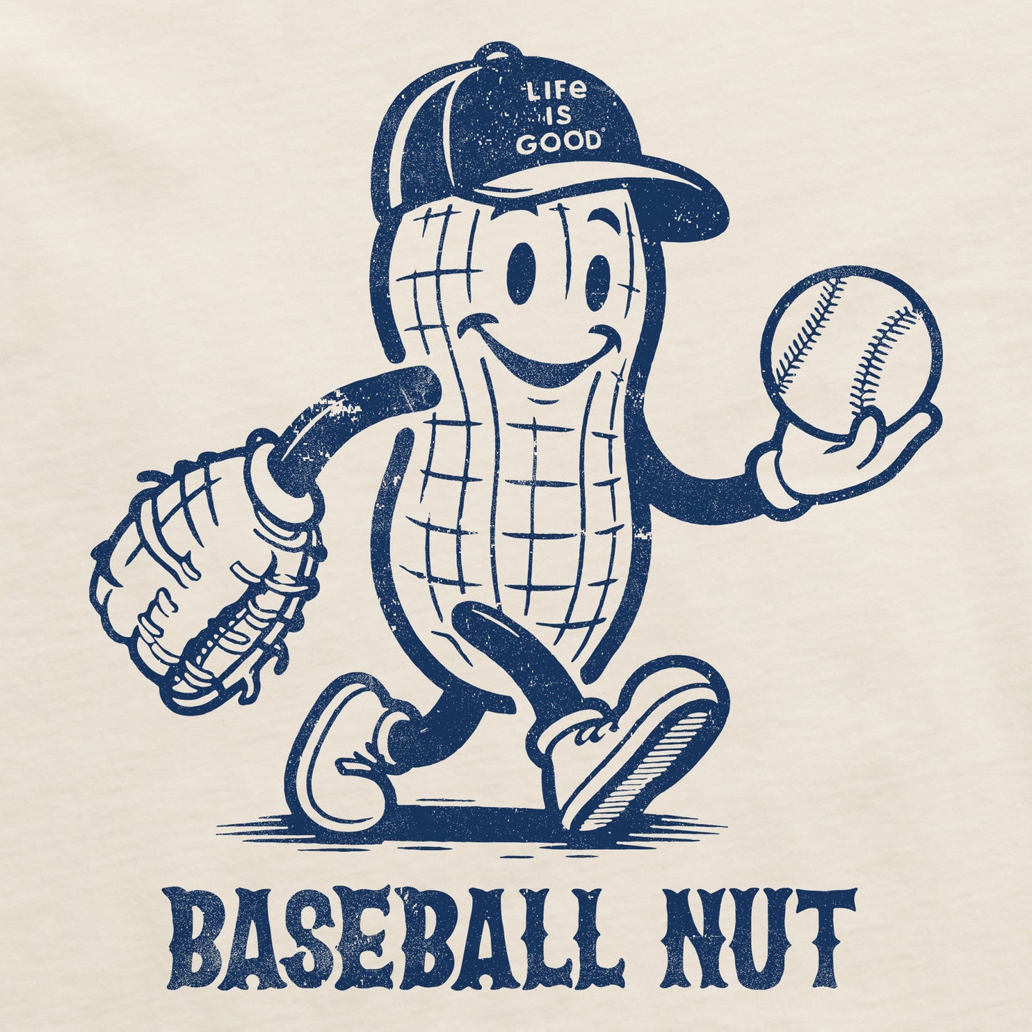 Women's Baseball Nut Short Sleeve Crusher Boxy Tee