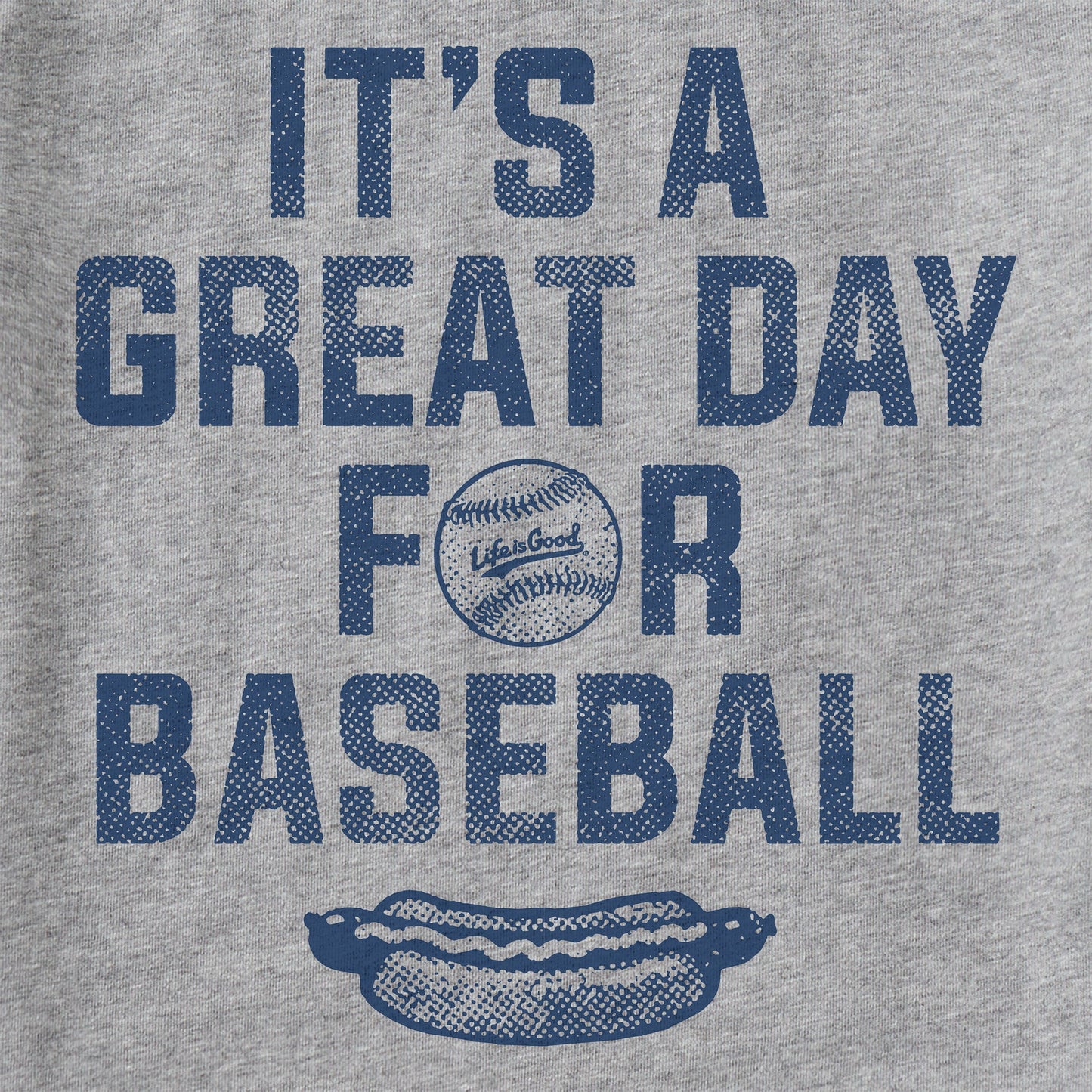 Men's Great Day for Baseball Short Sleeve Crusher Tee