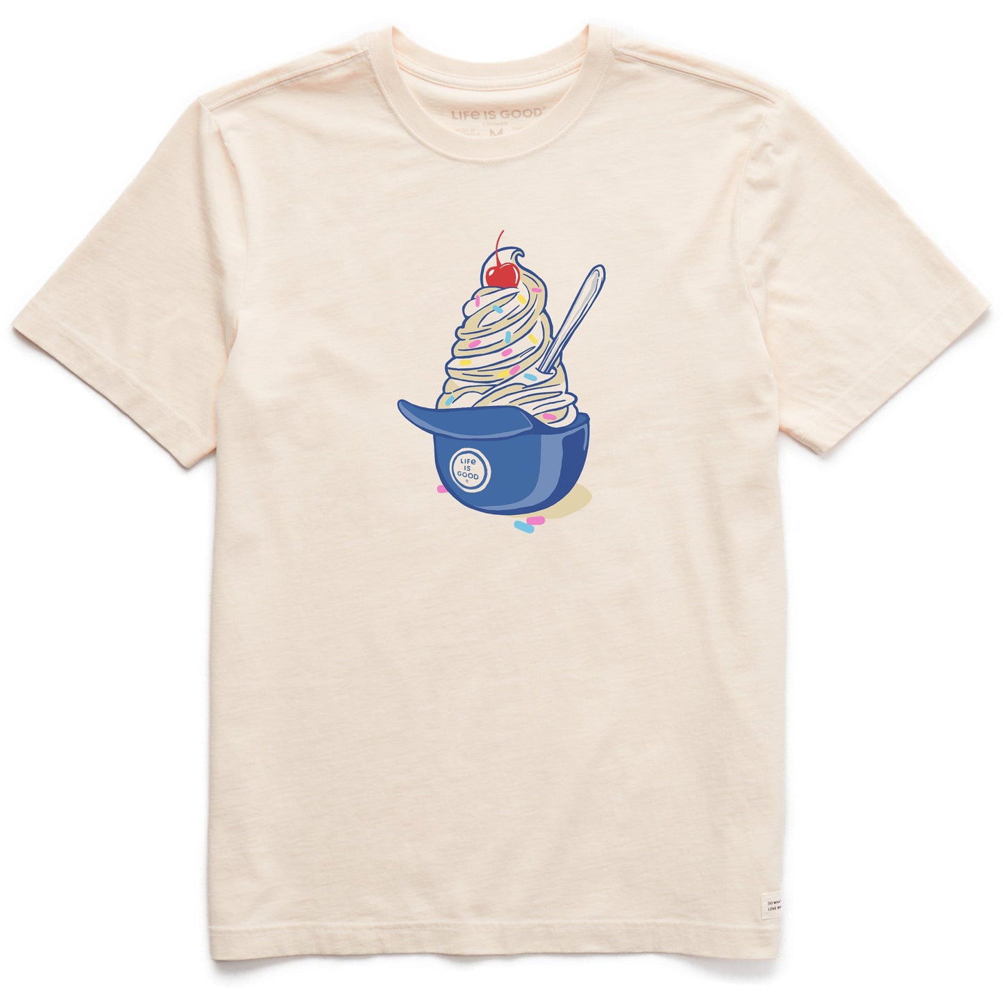 Men's Baseball Ice Cream Short Sleeve Crusher Tee