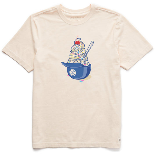 Men's Baseball Ice Cream Short Sleeve Crusher Tee