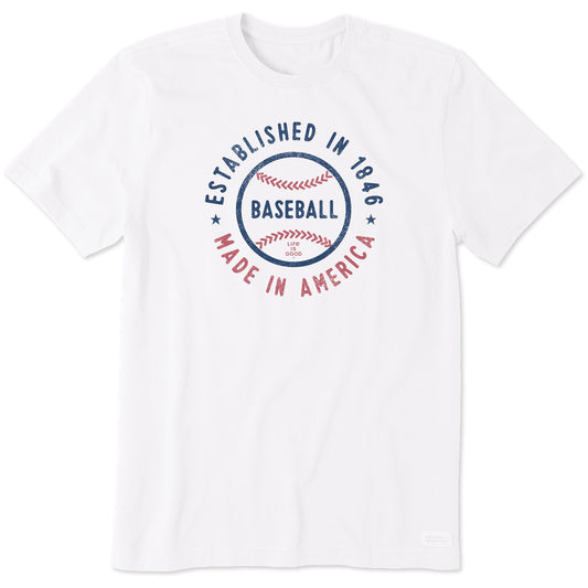 Men's Est. in 1846 Baseball Short Sleeve Crusher Tee