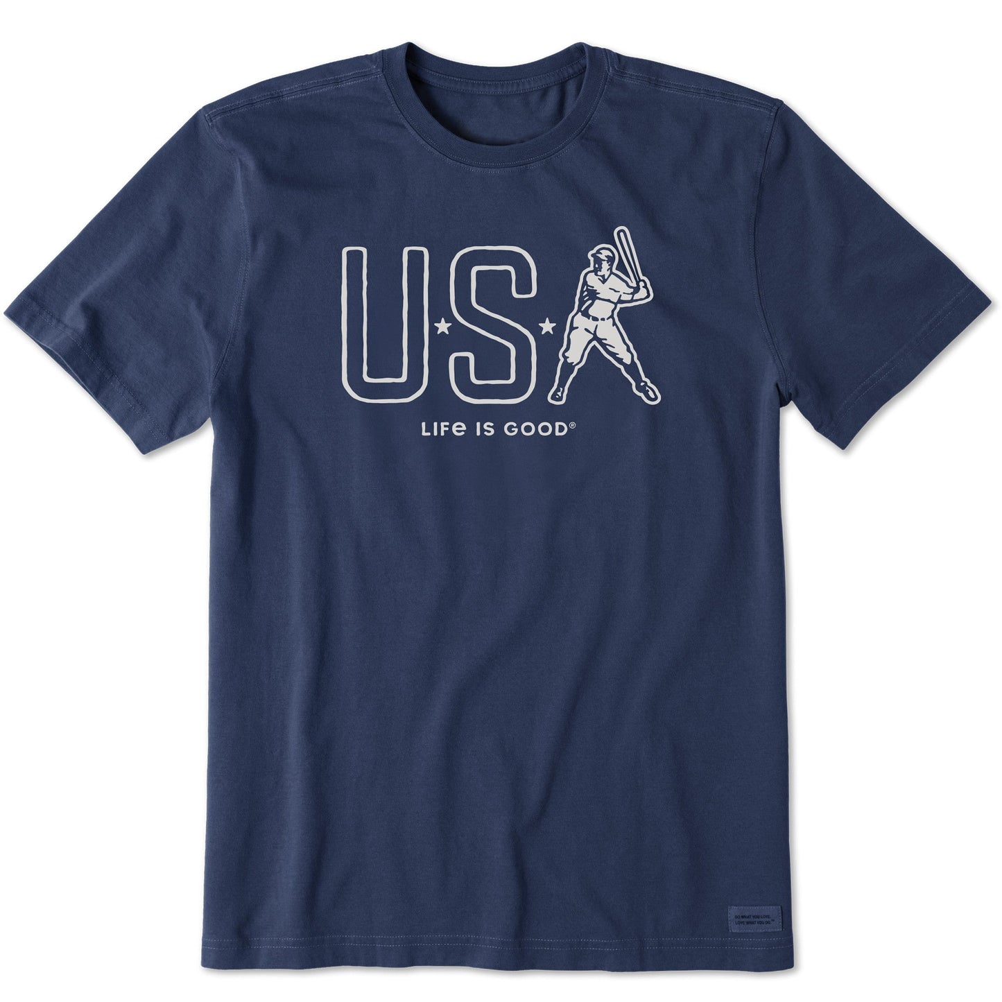 Men's Crafty USA Baseball Short Sleeve Crusher Tee