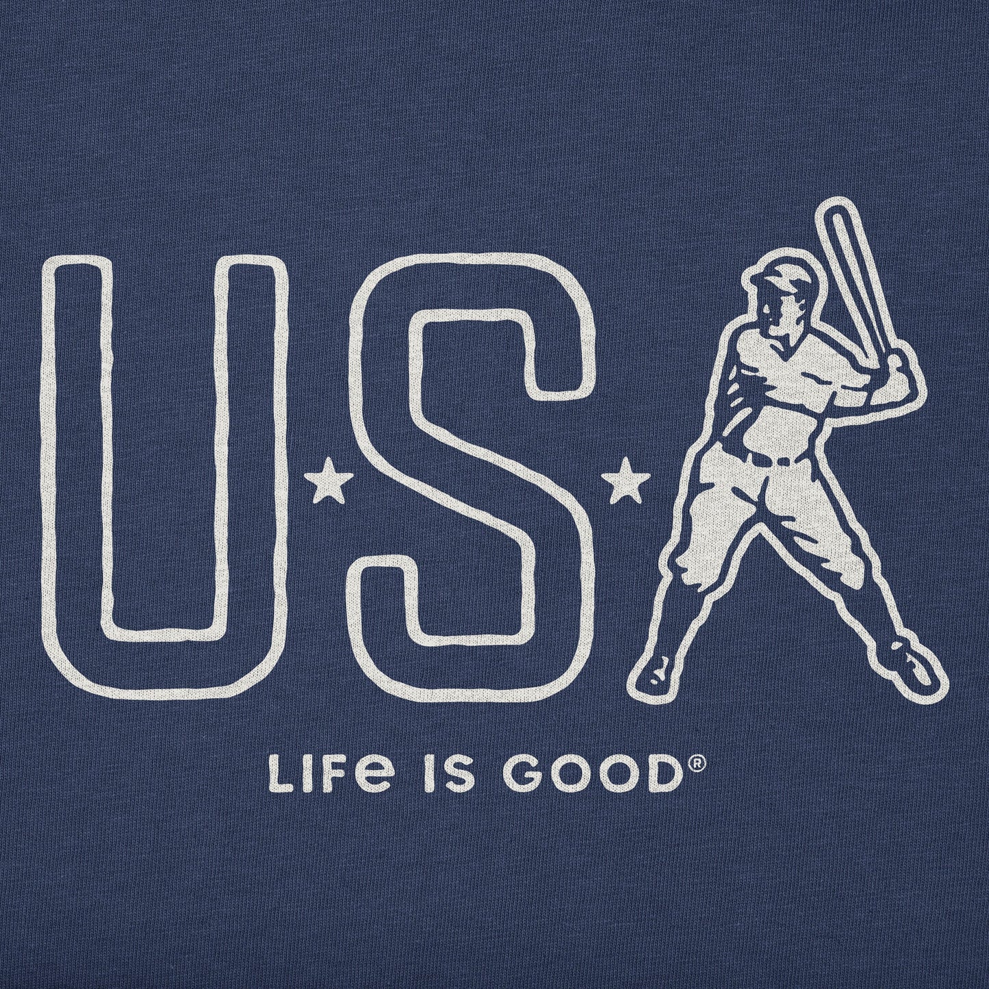 Men's Crafty USA Baseball Short Sleeve Crusher Tee