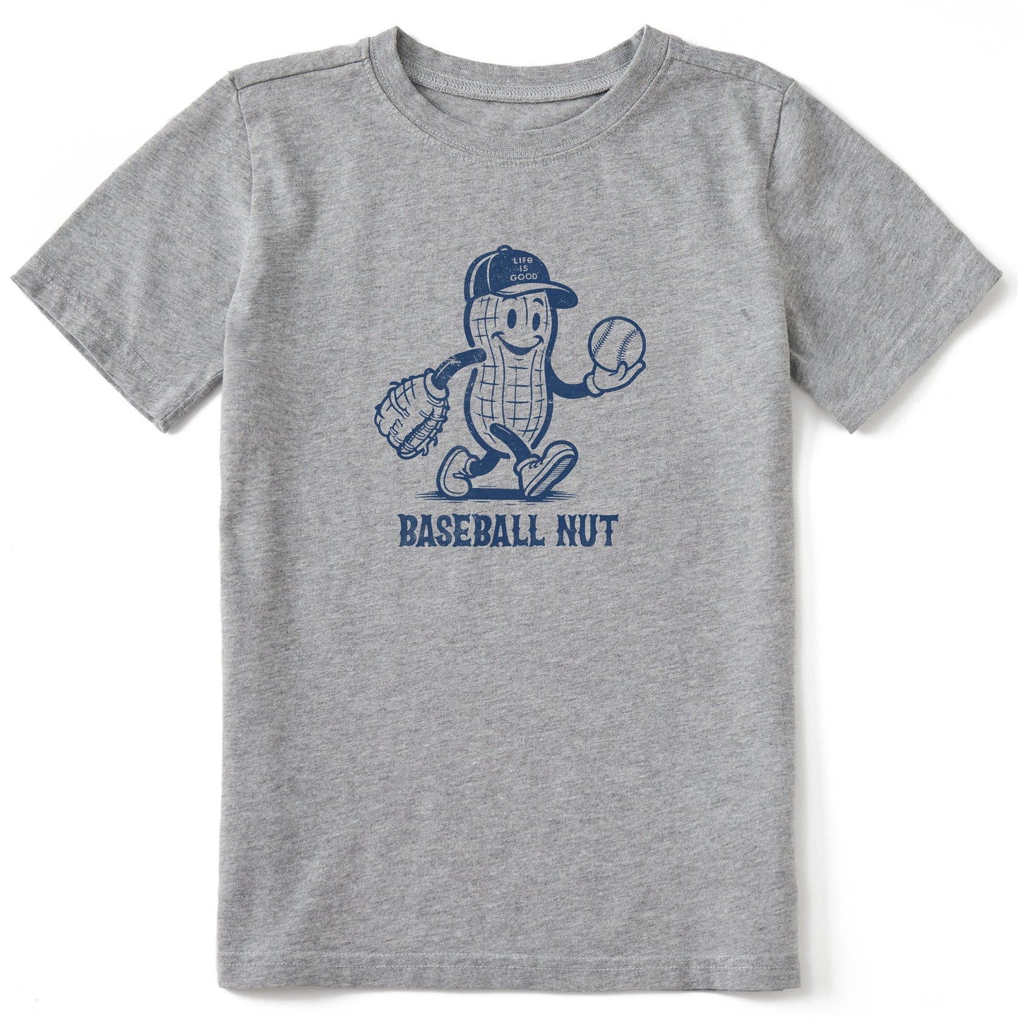 Kids Baseball Nut Short Sleeve Crusher Tee