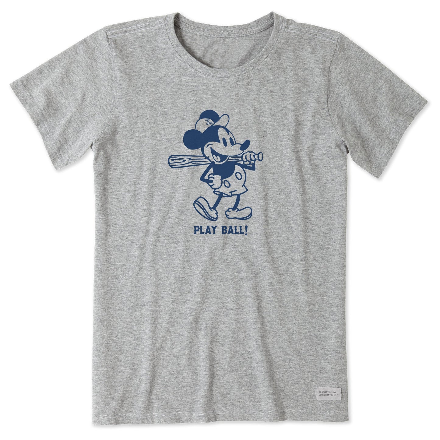 Women's Steamboat Willie Play Ball Short Sleeve Crusher Tee