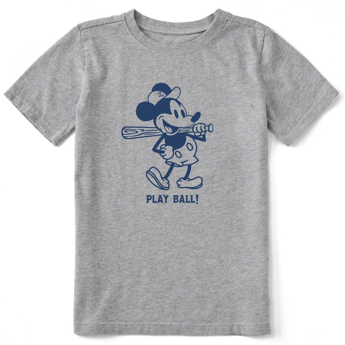 Kids Steamboat Willie Play Ball Short Sleeve Crusher Tee