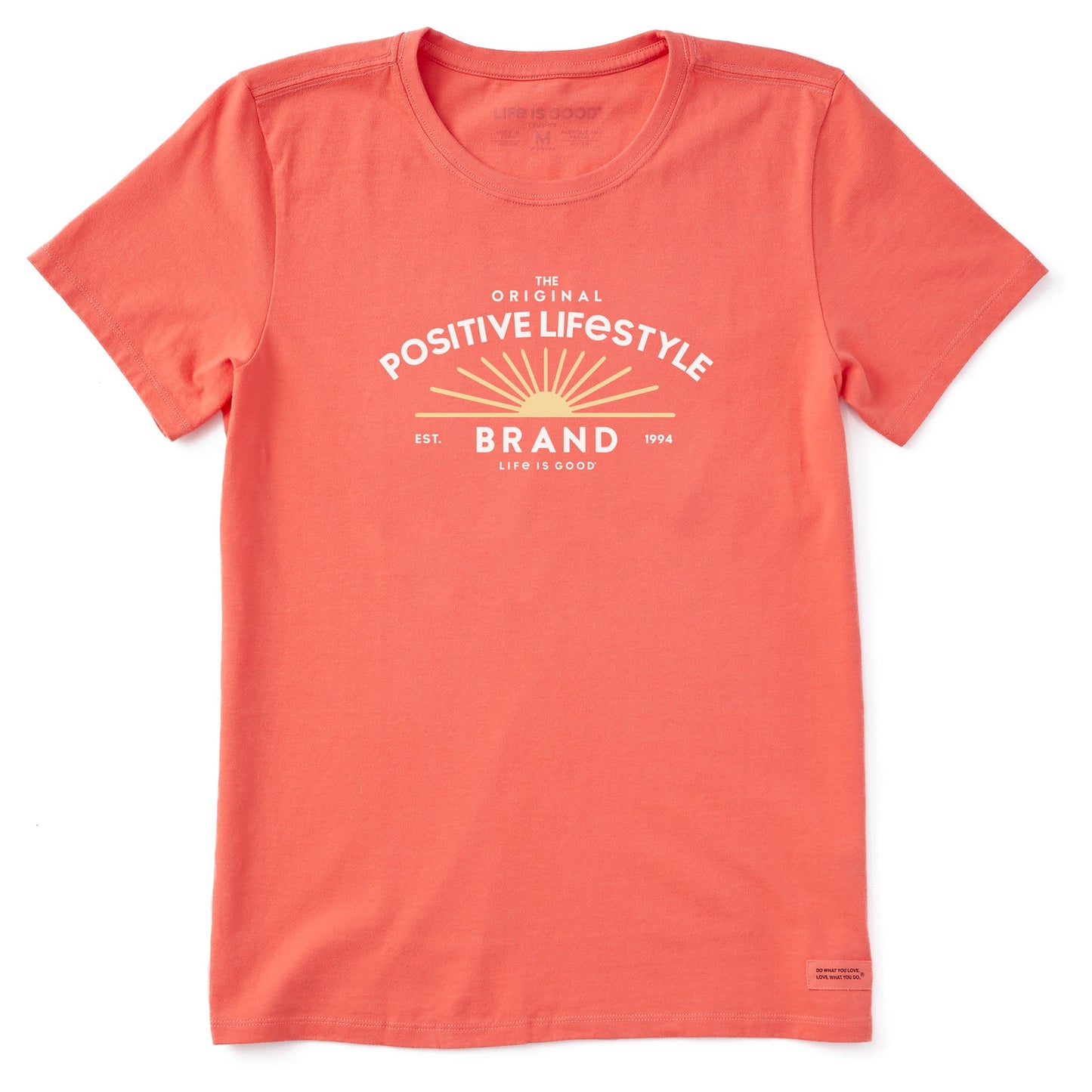 Women's Crafty Positive Lifestyle Sun Short Sleeve Crusher Tee