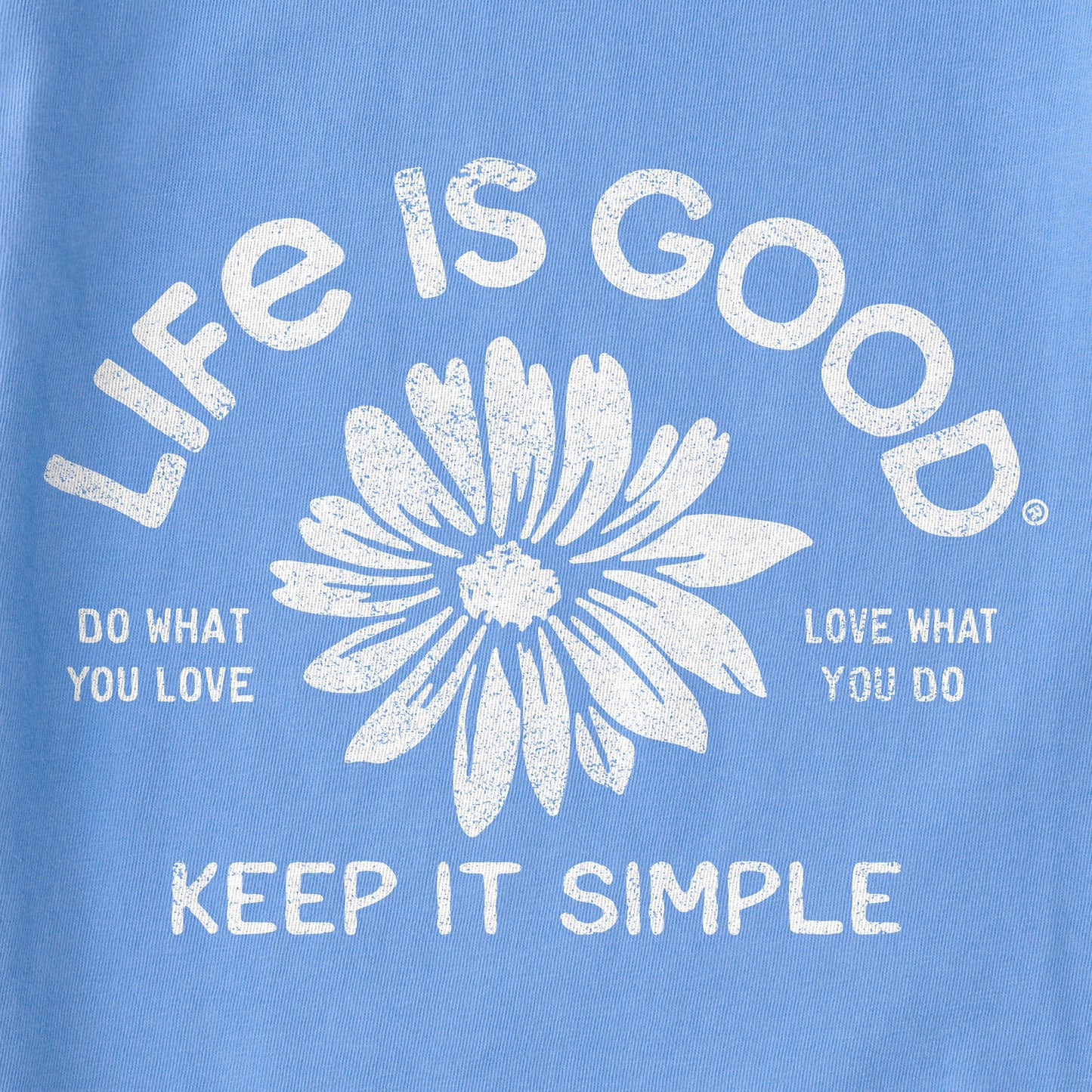 Women's Crafty Keep it Simple Daisy Short Sleeve Tee