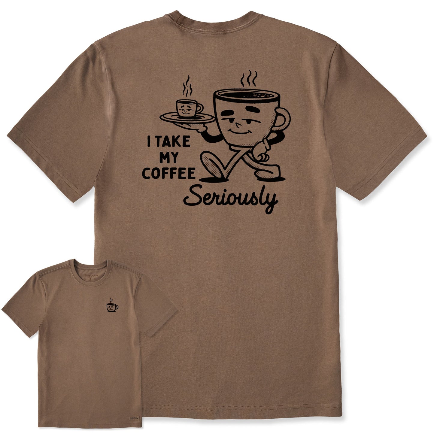 Men's Coffee Seriously Short Sleeve Tee