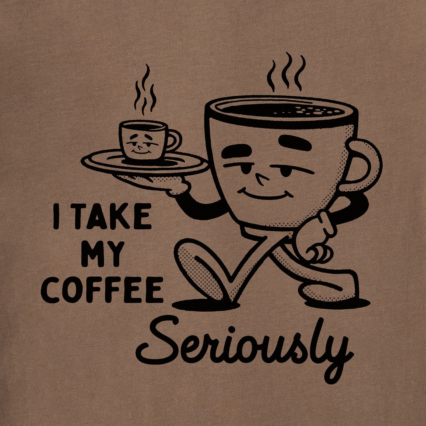 Men's Coffee Seriously Short Sleeve Tee
