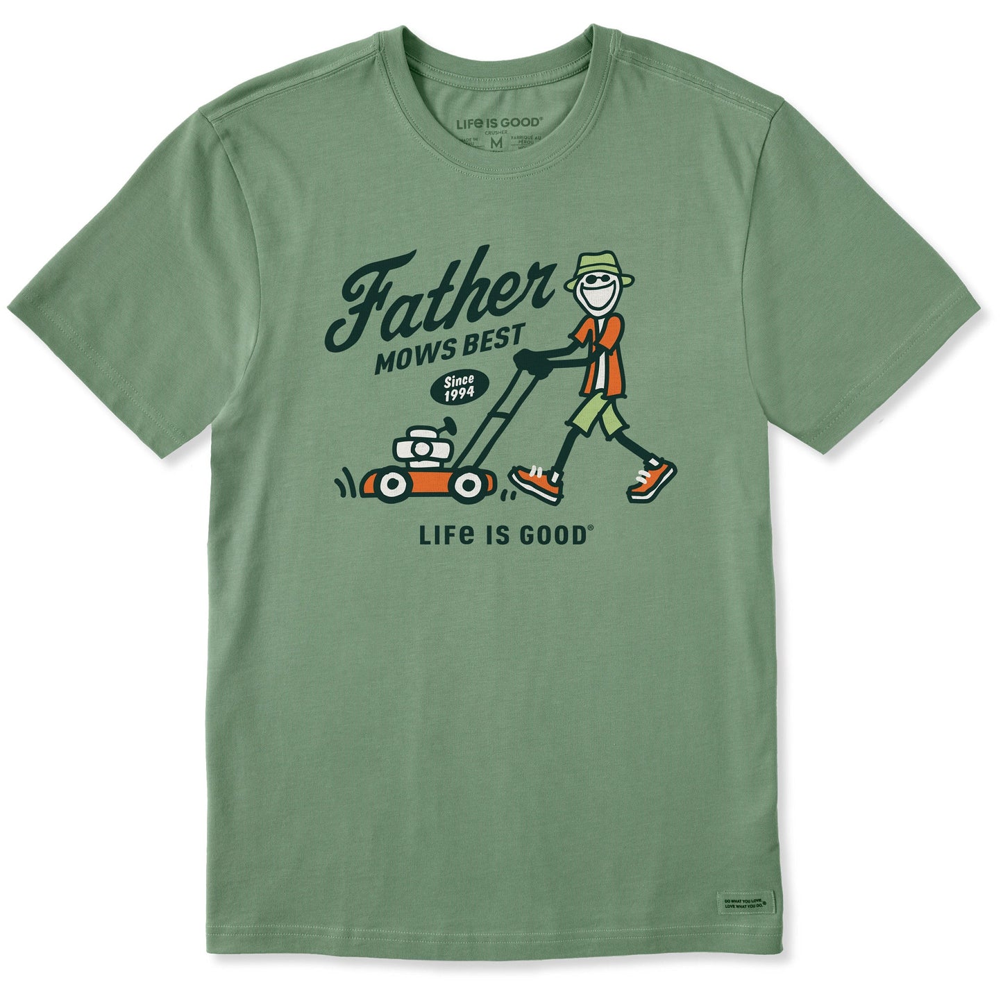 Men's Father Mows Best Short Sleeve Tee