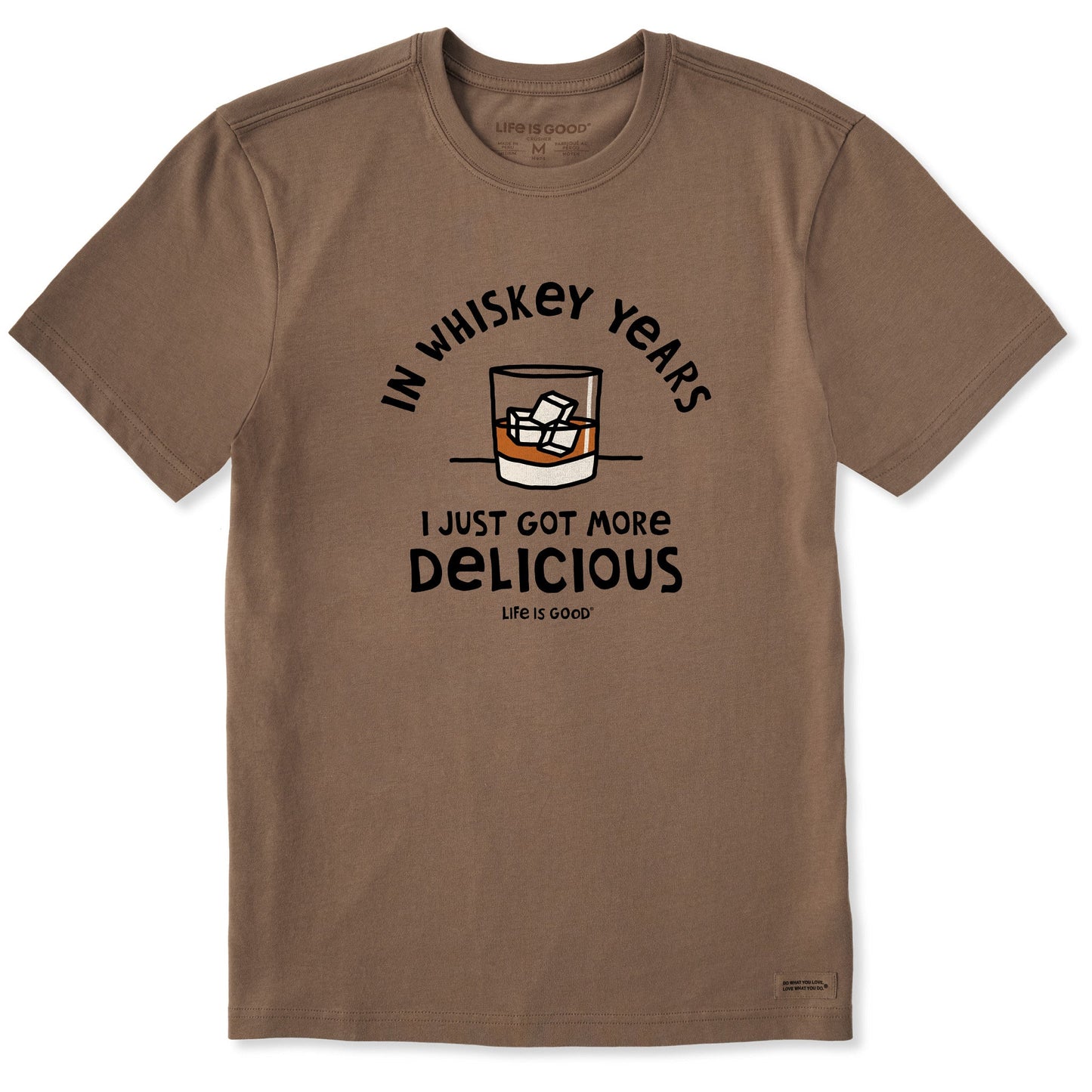 Men's Whiskey Years Short Sleeve Crusher Tee