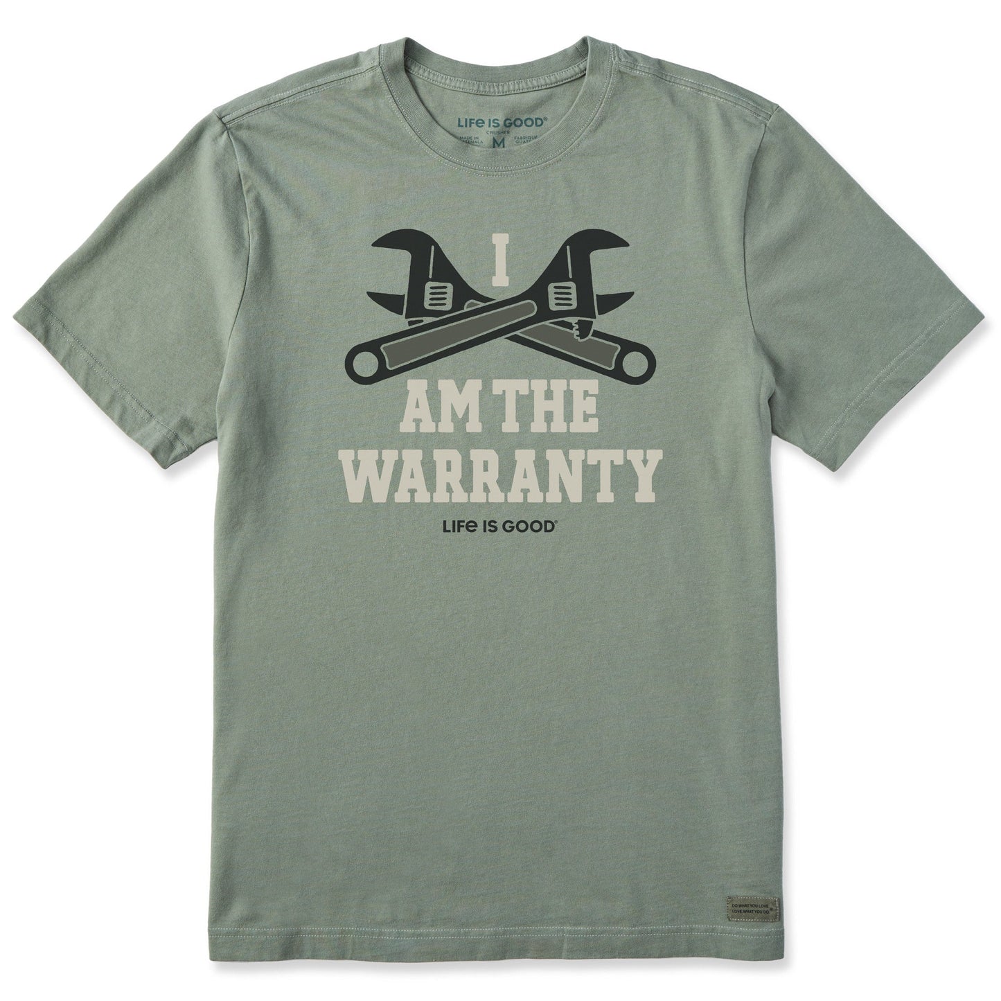 Men's I am the Warranty Short Sleeve Crusher Tee