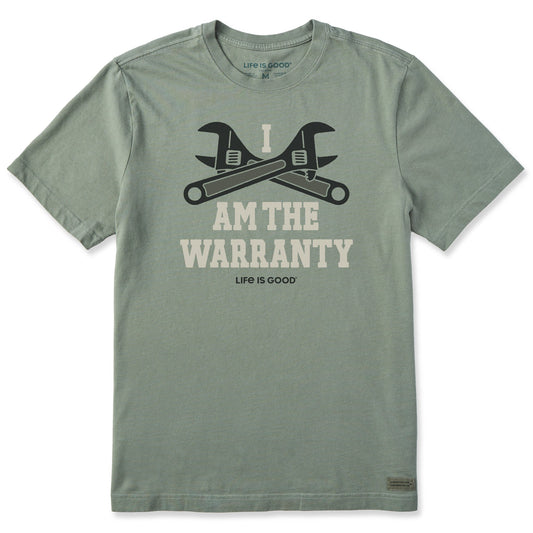 Men's I am the Warranty Short Sleeve Crusher Tee