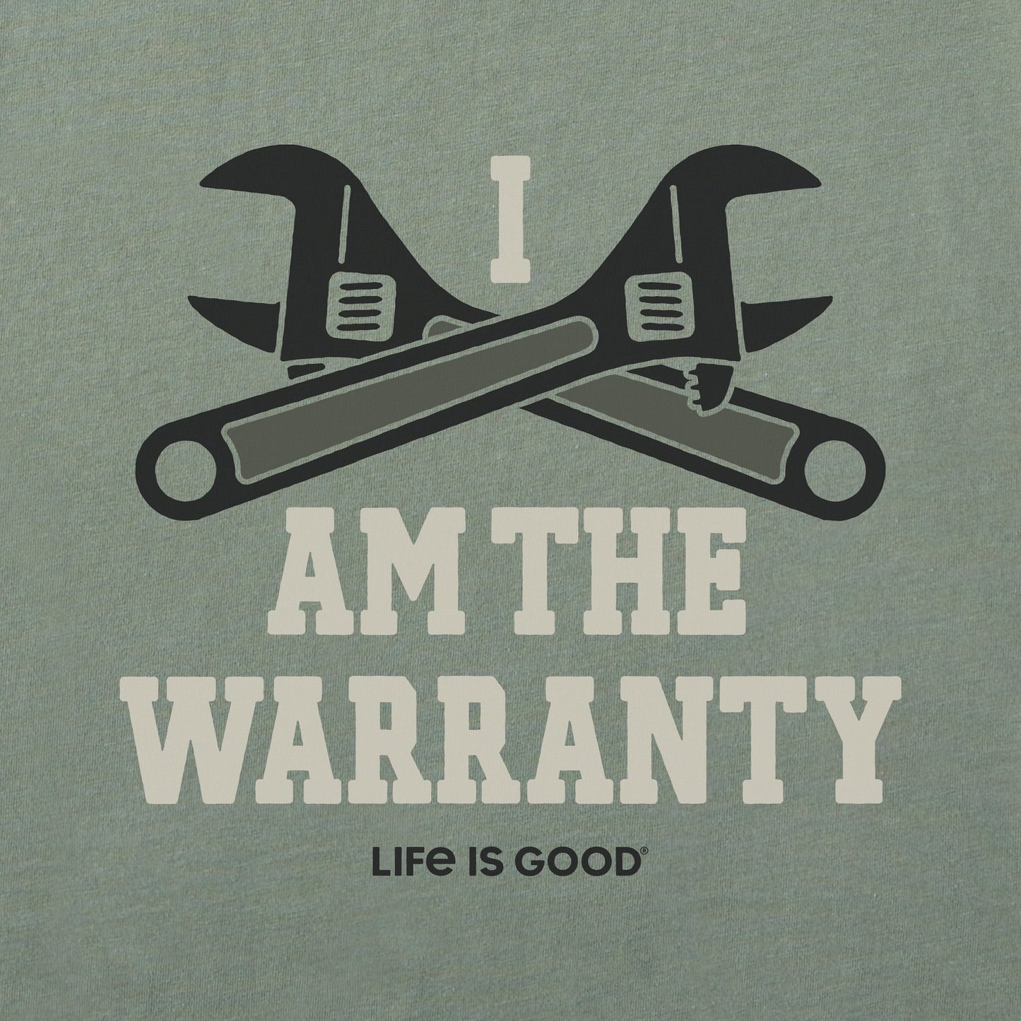 Men's I am the Warranty Short Sleeve Crusher Tee