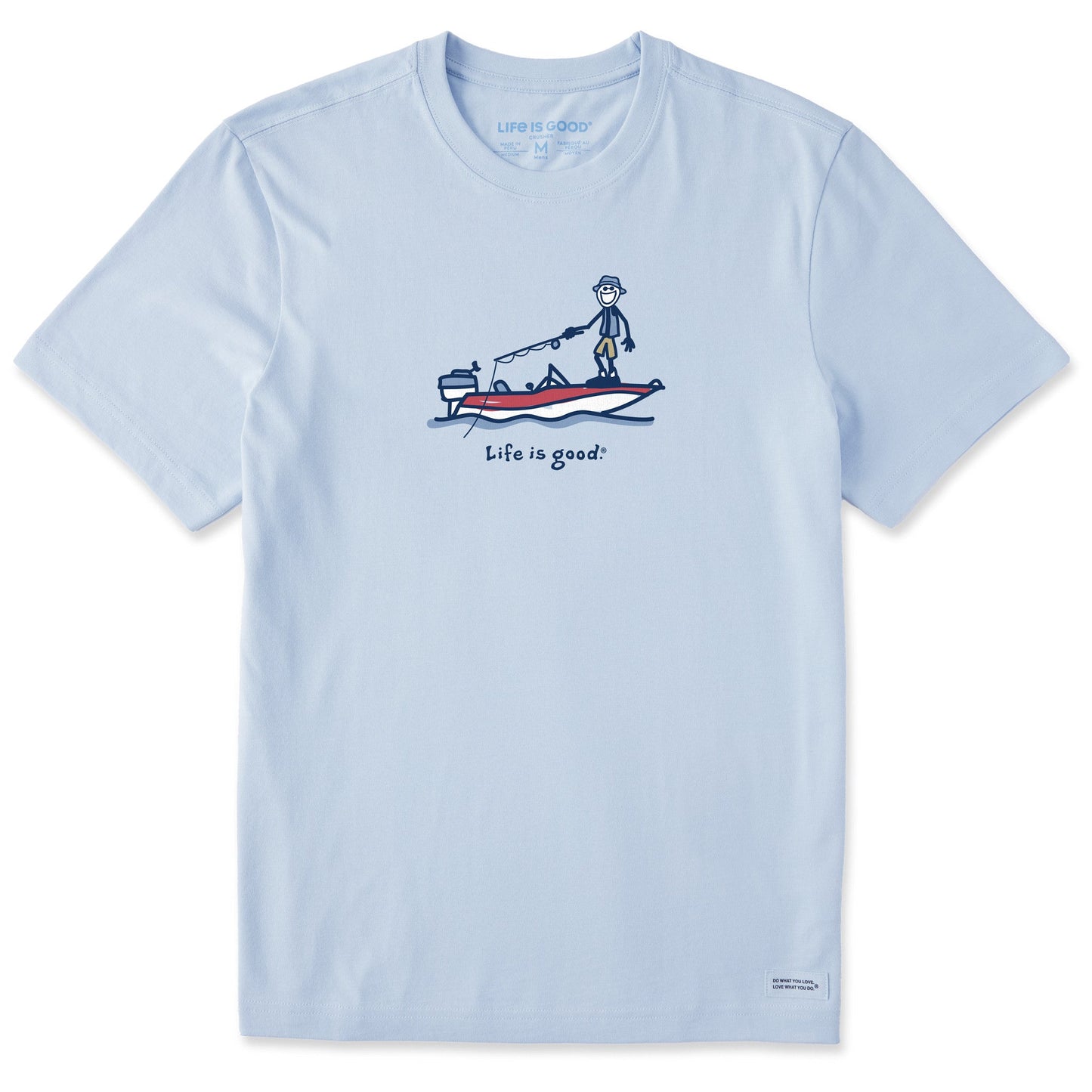 Men's Boat Fish Jake Short Sleeve Crusher Tee