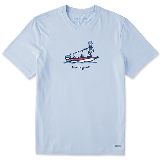 Men's Boat Fish Jake Short Sleeve Crusher Tee